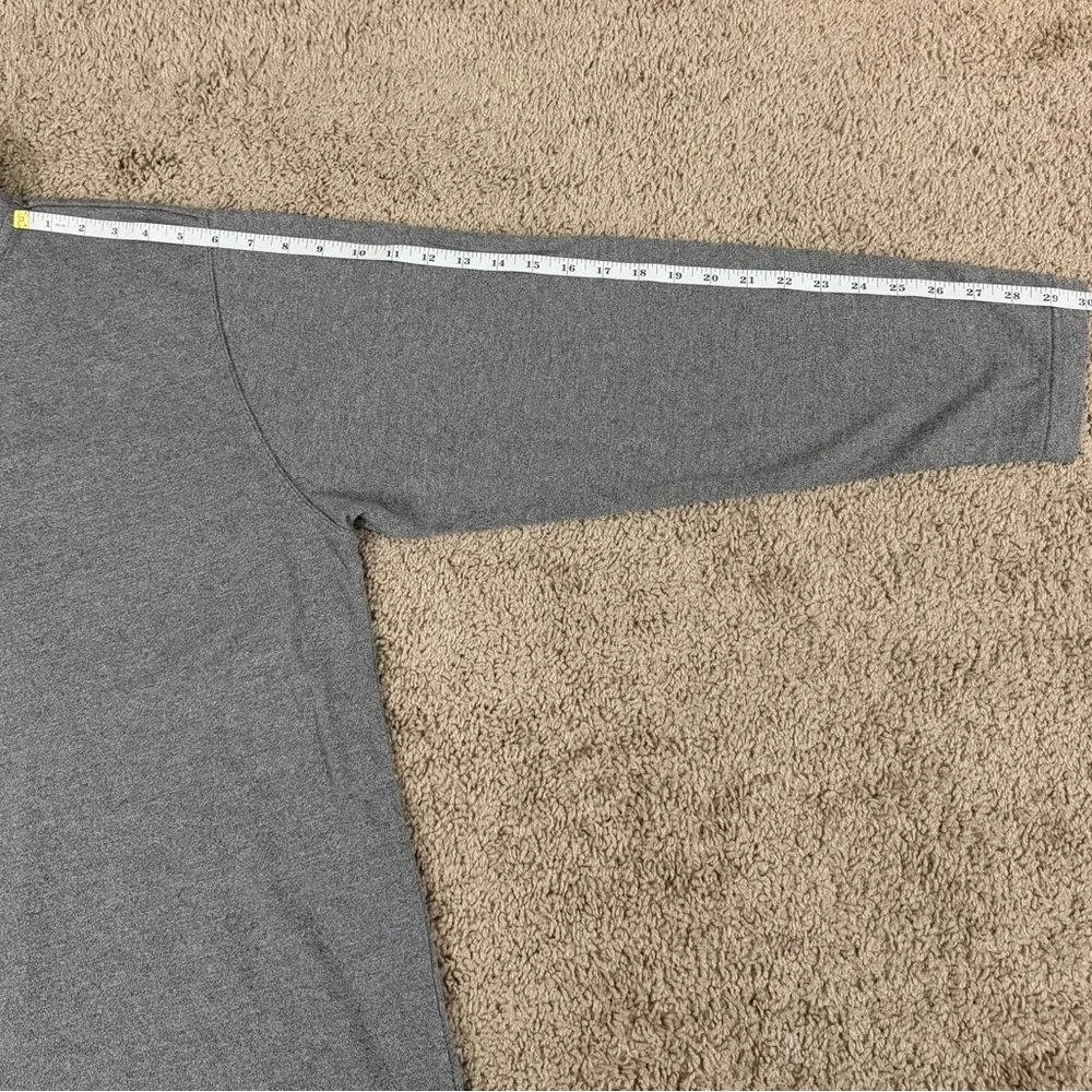 Chaps Ralph Lauren‎ Polo Shirt Mens XXL Gray Long Sleeve Cotton Solid Casual